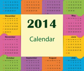 Calendar 2014 vector huge collection 66