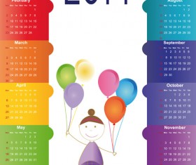Calendar 2014 vector huge collection 69