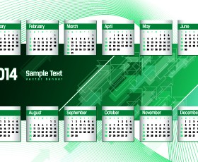 Calendar 2014 vector huge collection 78