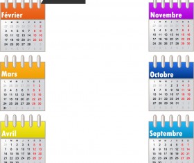 Calendar 2014 vector huge collection 80