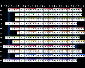 Calendar 2014 vector huge collection 91