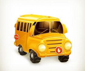 Cartoon Car Cute vector graphics set 01