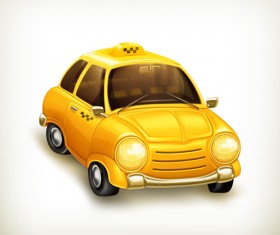 Cartoon Car Cute vector graphics set 02