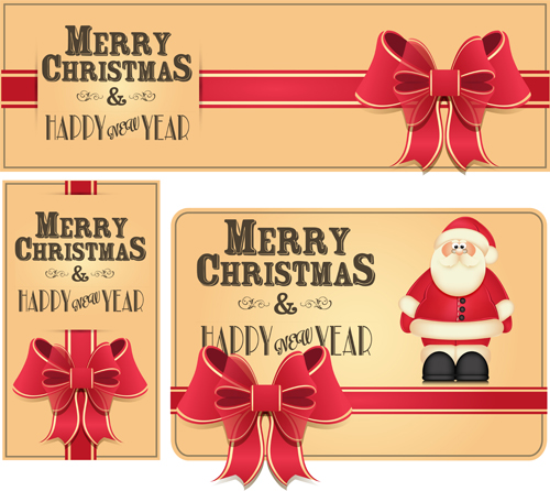 2014 Year Christmas Labels vector 05