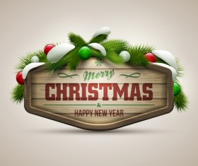 Christmas Message text background vector 04