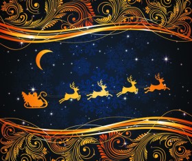 Christmas Reindeer Decorations background 01