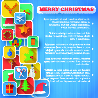 2014 Christmas background art graphics 01
