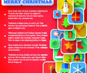 2014 Christmas background art graphics 03