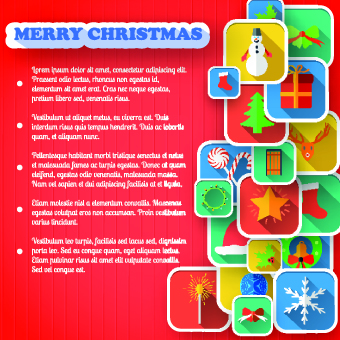 2014 Christmas background art graphics 03
