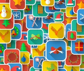 2014 Christmas background art graphics 05