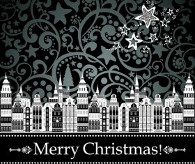 2014 Christmas ornate elements vector 02