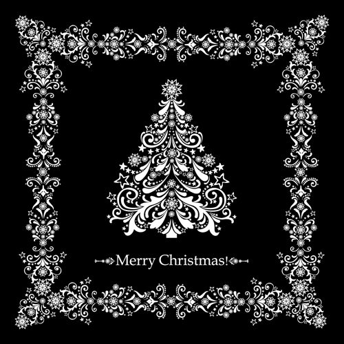 2014 Christmas ornate elements vector 03