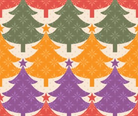 Christmas patterns vector set 02