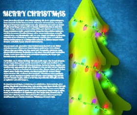 Christmas tree with Christmas background 02
