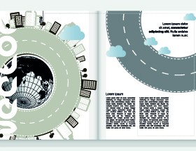 City Magazine Cover vector 01