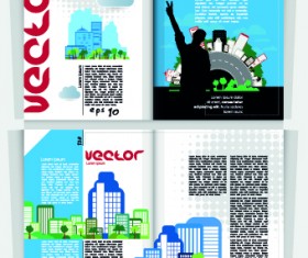 City Magazine Cover vector 04
