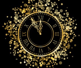 2014 New Year Clock Background set 02