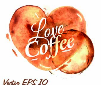 Coffee elements illustration vector 02