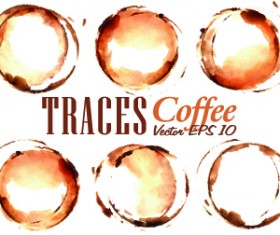Coffee drawn elements vector 02