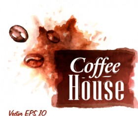 Coffee drawn elements vector 06