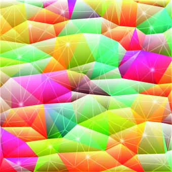 Shiny Colorful shapes background vector 02