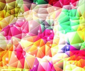 Shiny Colorful shapes background vector 03