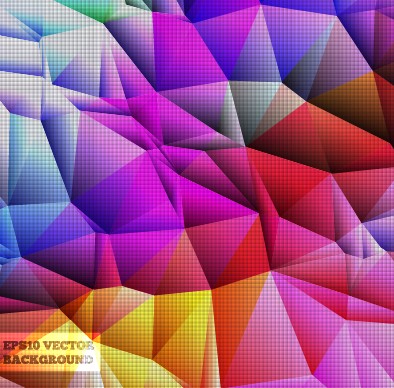 Shiny Colorful shapes background vector 04
