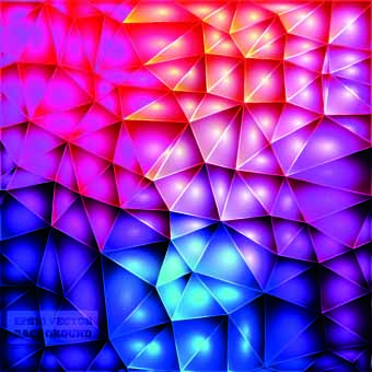 Shiny Colorful shapes background vector 05