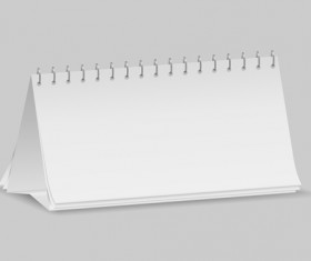 2014 Desk calendar design template vector 01