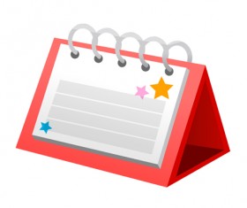 2014 Desk calendar design template vector 02