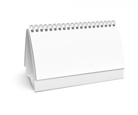 2014 Desk calendar design template vector 04