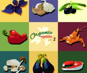 Different Food Objects Vector 01