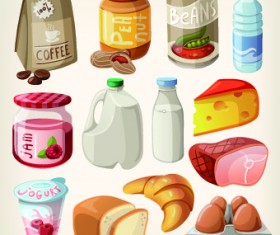 Different Food elements set 01