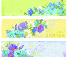 Garbage Floral banner vector