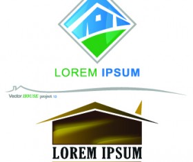 Creative House vector logos 01