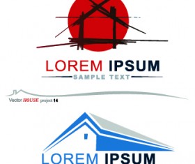 Creative House vector logos 04