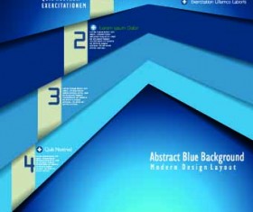 Modern number background vector 02