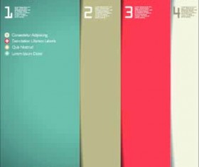 Modern number background vector 04