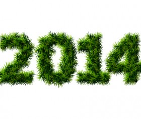 New Year 2014 Creative vector graphics 02
