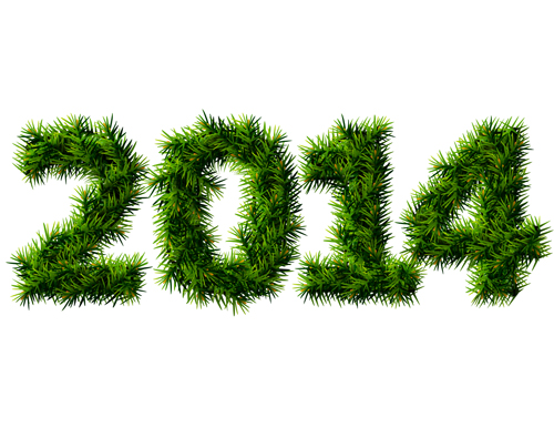 New Year 2014 Creative vector graphics 02