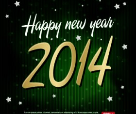 New Year 2014 Christmas background vector 01