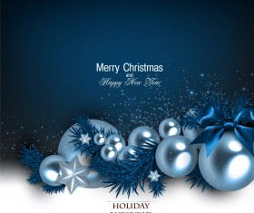 Shiny Christmas Holiday background vectors 02