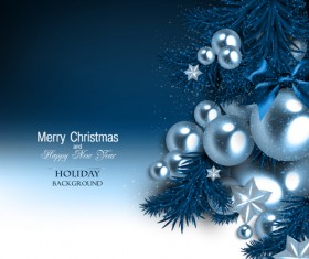 Shiny Christmas Holiday background vectors 01