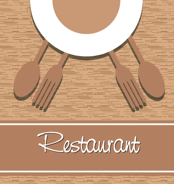 Vector set of restaurant menu cover 01