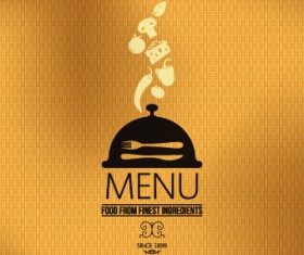 Vector set of restaurant menu cover 03