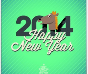 Vintage 2014 New Year backgrounds
