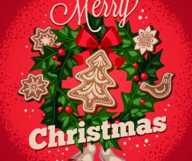 Vintage christmas background art