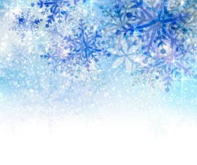 Beautiful winter natural vector backgrounds 10