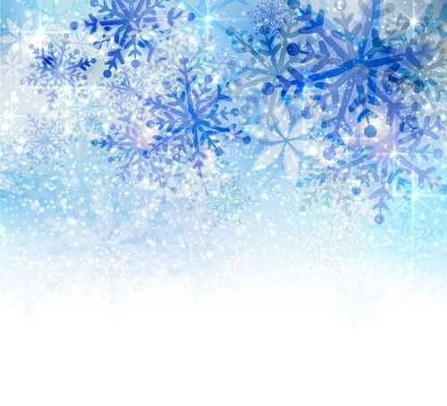 Beautiful winter natural vector backgrounds 10
