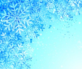 Beautiful winter natural vector backgrounds 07